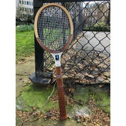 Tennis wooden racket Wilson Chris Evert Autograph Edition