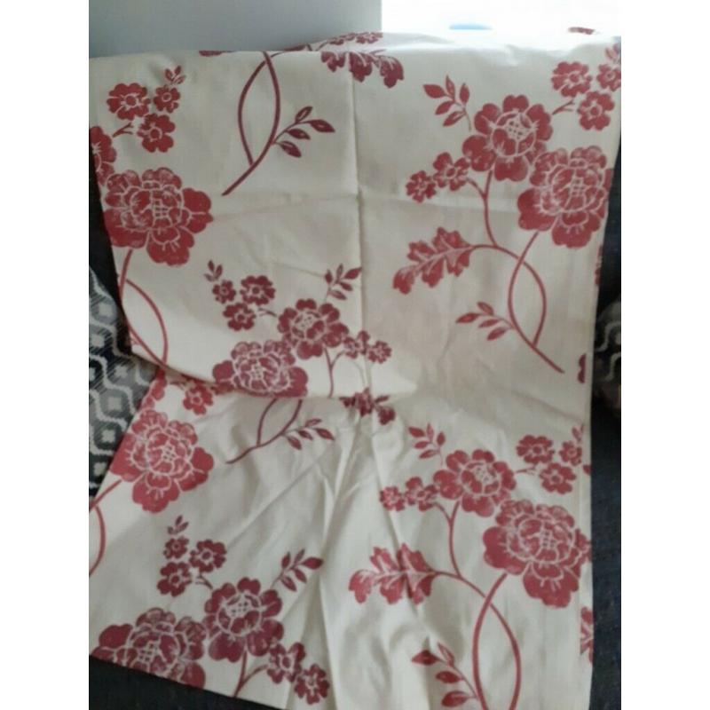 Laura Ashley Marciana Cranberry curtains