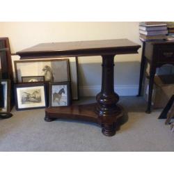 Antique bedside reading table