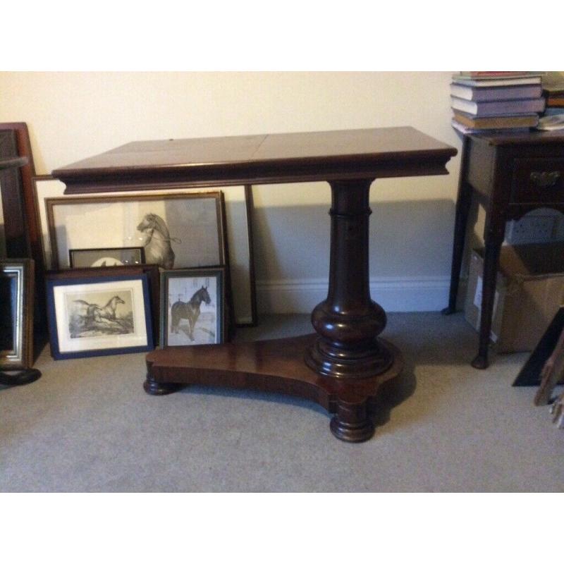 Antique bedside reading table