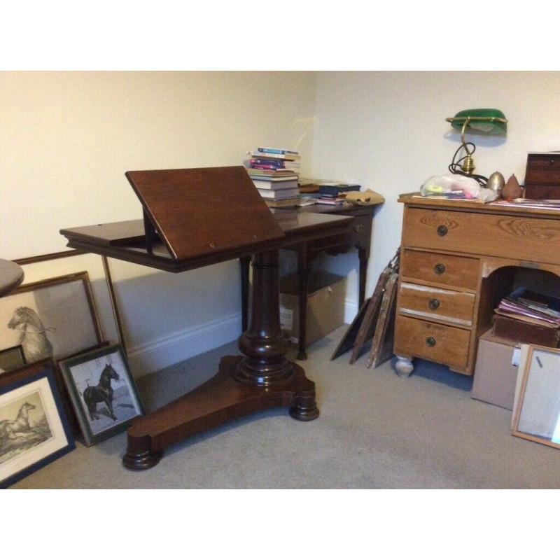 Antique bedside reading table