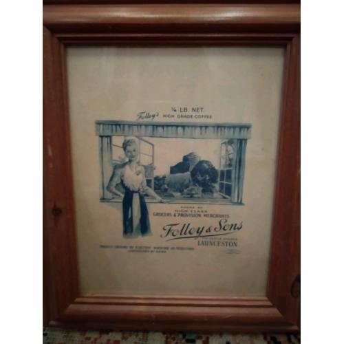 Vintage 1940s advertising coffee print