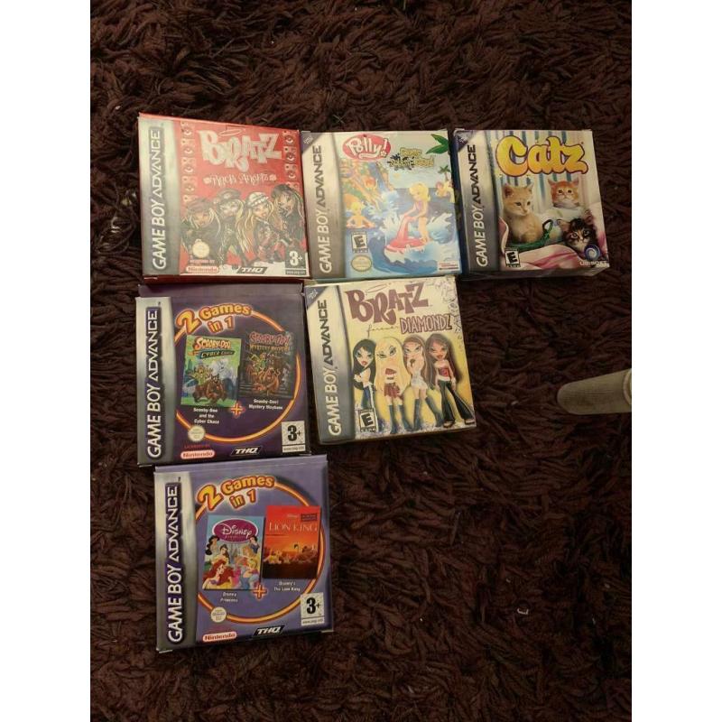 6 x boxed Nintendo gameboy advance games