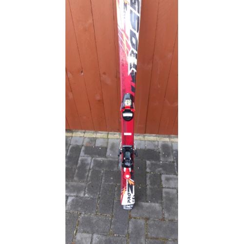Junior 120 skis and poles for sale.