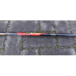 Junior 120 skis and poles for sale.