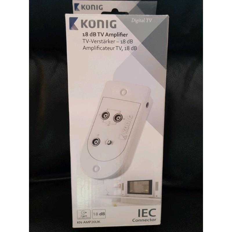 Brand new 18dB TV Booster/Amplifier