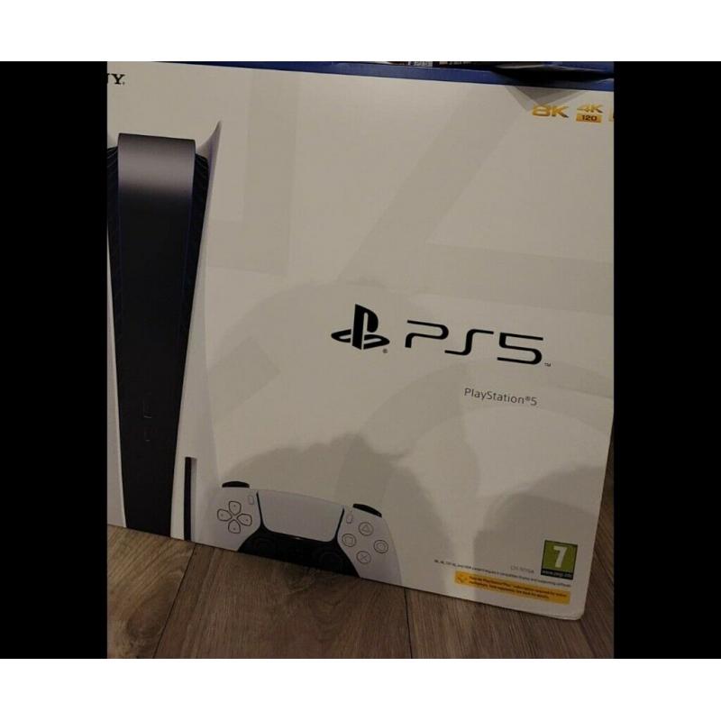 PS5 brand new and sealed (PlayStation 5 disc edition console)