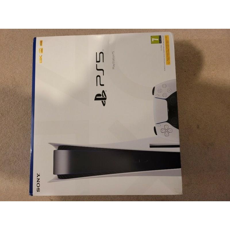 PS5 brand new and sealed (PlayStation 5 disc edition console)