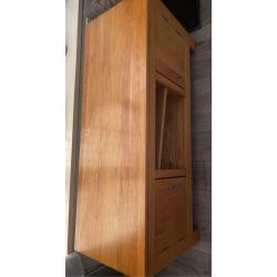 Solid wood tv stand