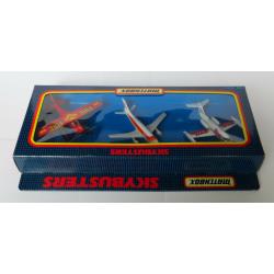 Diecast model planes - Matchbox Skybusters SB 801 DHL Learjet Iberia A300B Fire Cessna Floatplane