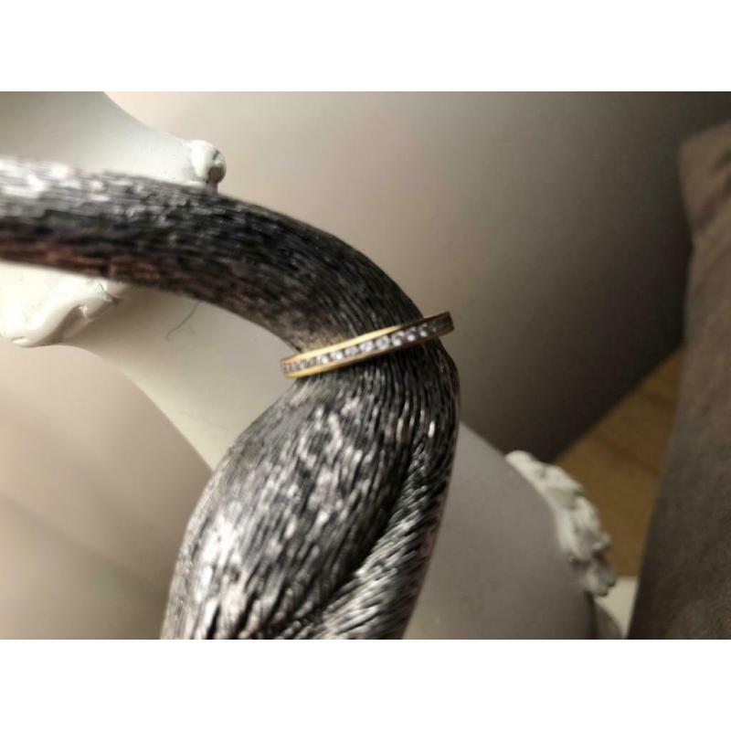 Ladies 9ct Gold Full Diamond Eternity Ring