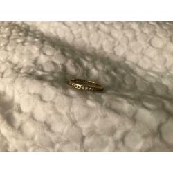 Ladies 9ct Gold Full Diamond Eternity Ring