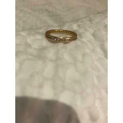 Ladies 9ct Gold Full Diamond Eternity Ring