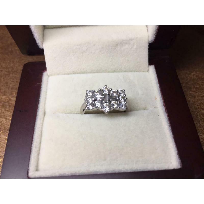 All brand new 1carat rings and matching stud earrings