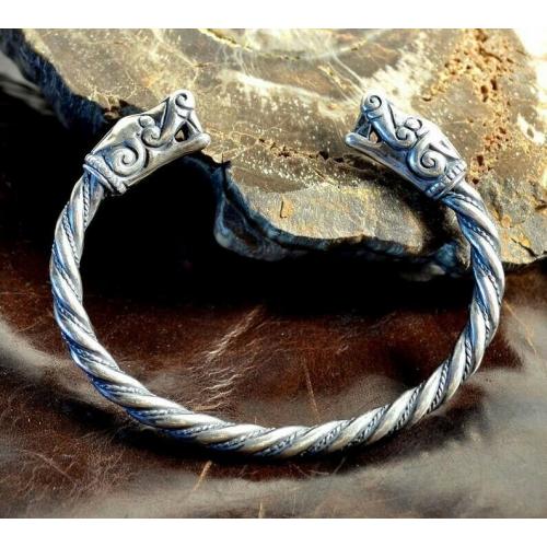 VIKING BRACELET - Gotland Arm Ring - .925 Silver - NORSE/PAGAN JEWELLERY