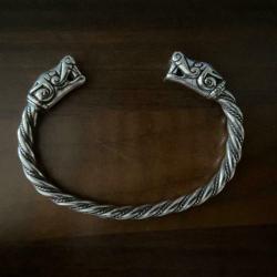 VIKING BRACELET - Gotland Arm Ring - .925 Silver - NORSE/PAGAN JEWELLERY