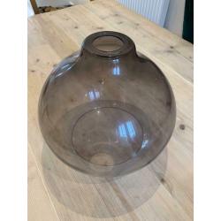 Black smoke glass pendant light shade