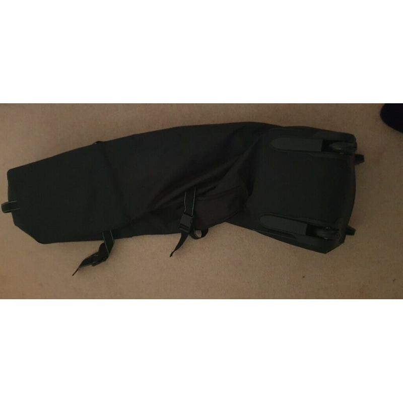 GOLF CLUB TRAVEL BAG, WHEELED BLACK