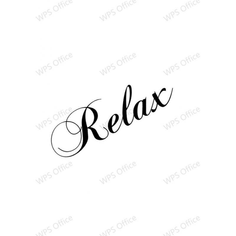Bathroom Print Relax A4, Unframed, Made to order