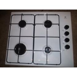 ELECTRULUX WHITE TOP GAS HOBB, EXCELLENT CONDITION