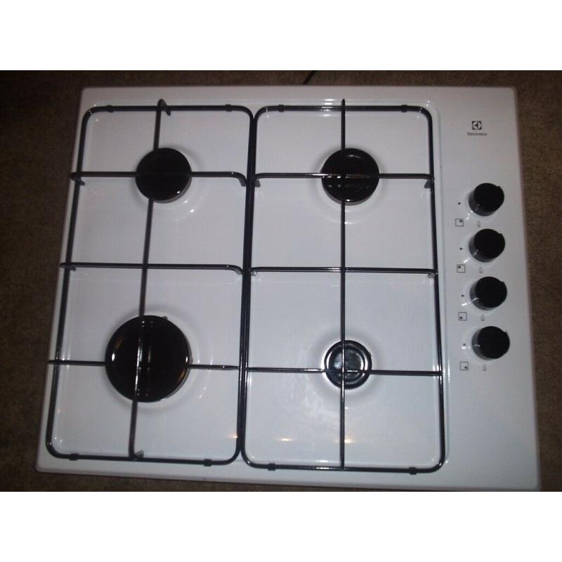 ELECTRULUX WHITE TOP GAS HOBB, EXCELLENT CONDITION