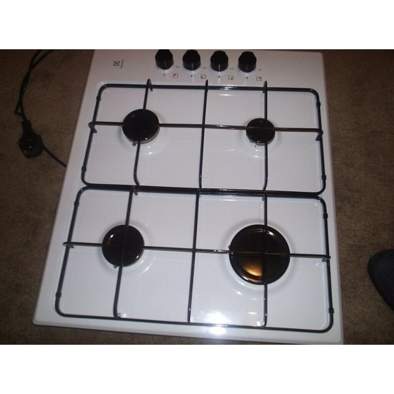 ELECTRULUX WHITE TOP GAS HOBB, EXCELLENT CONDITION