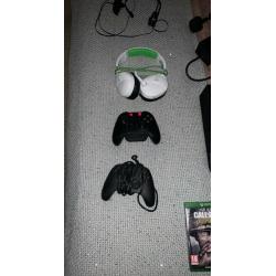 BACK AVAILABLE!! Xbox One 500GB 2 Controllers, Turtle beach headset and 5 Games