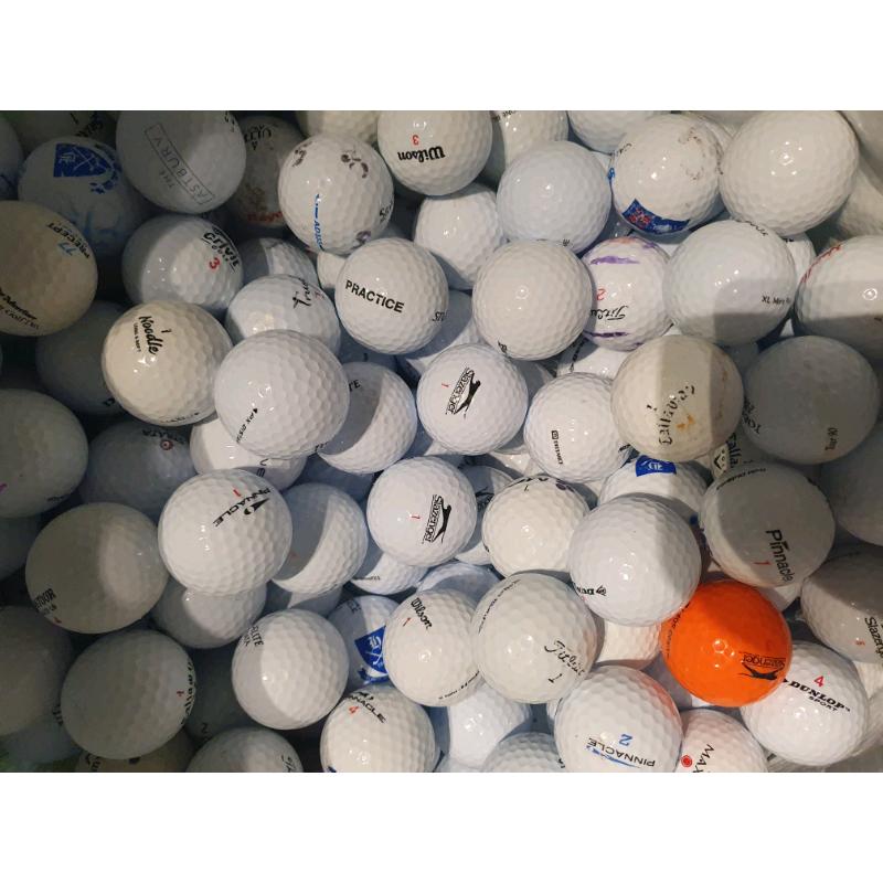 100 golf balls