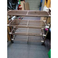 shoo rack little used good condition light weight