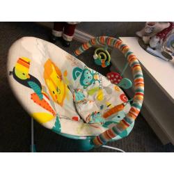 Chad Valley Jungle Friends Deluxe Baby Bouncer