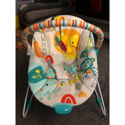 Chad Valley Jungle Friends Deluxe Baby Bouncer