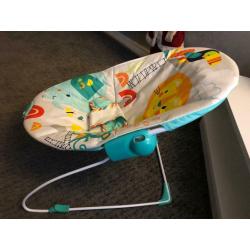Chad Valley Jungle Friends Deluxe Baby Bouncer