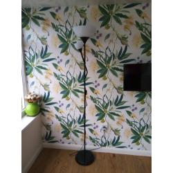 Floor lamp with reading arm