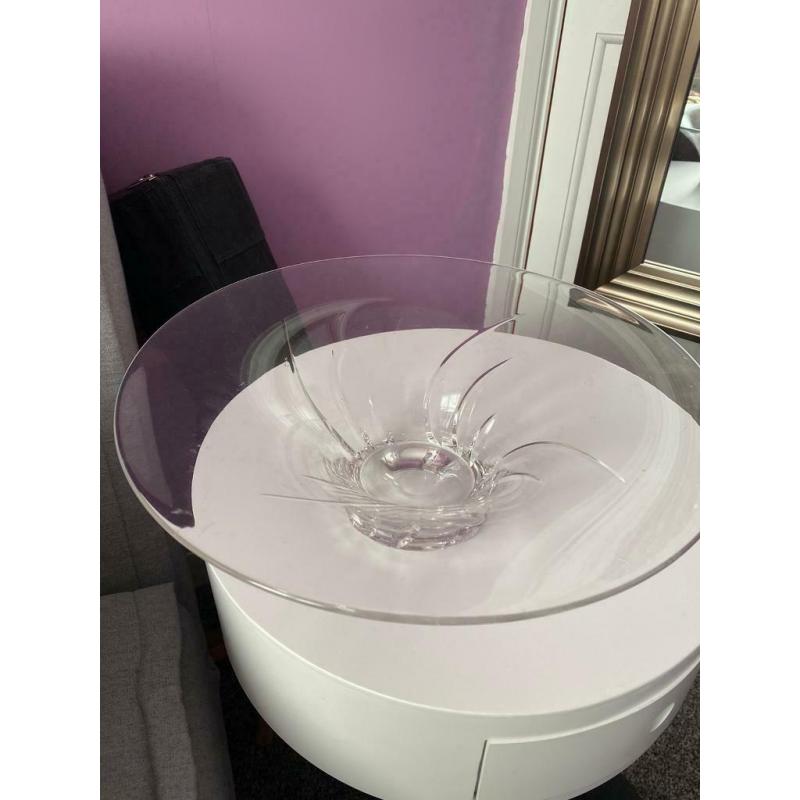 Lead Crystal Fruit Bowl