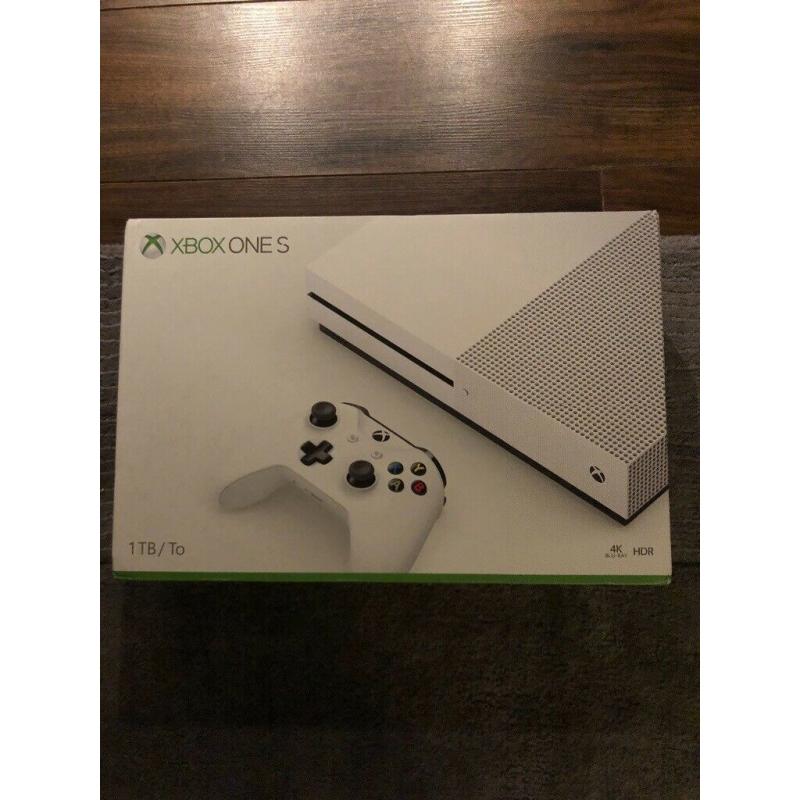 Xbox One S 1TB. Brand new in box. SOLD