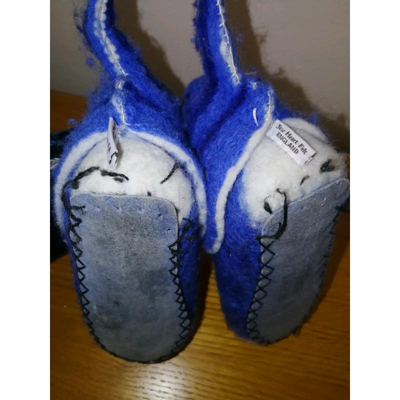 boys girls wool slippers
