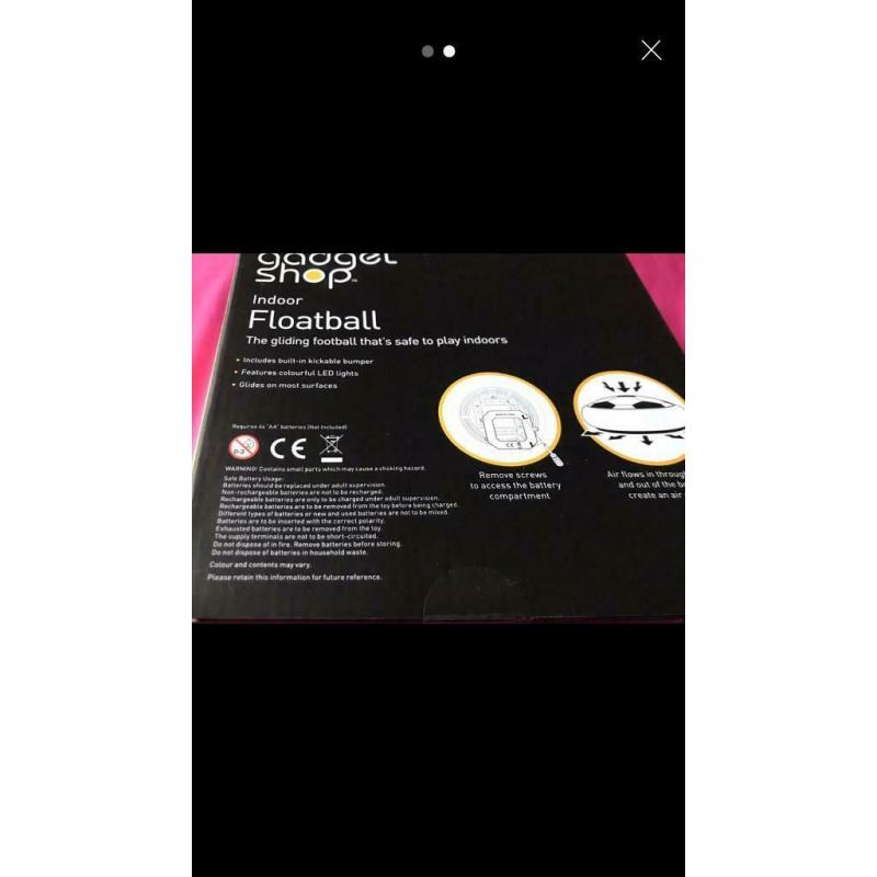 Gadget shop indoor float ball unopened