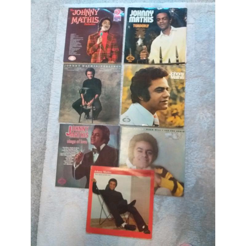 Selection of Johnny Mathis LP's all good condition ?1 each