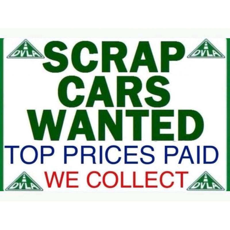 Cars wanted for cash in any condition dead or alive scrap car buyers