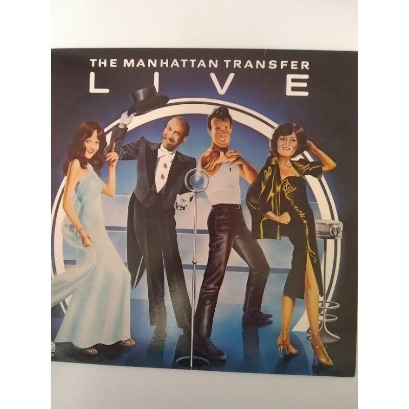'The Manhattan Transfer Live', Jazz, Vocal - Vinyl LP, 33rpm, 12inch