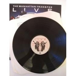'The Manhattan Transfer Live', Jazz, Vocal - Vinyl LP, 33rpm, 12inch