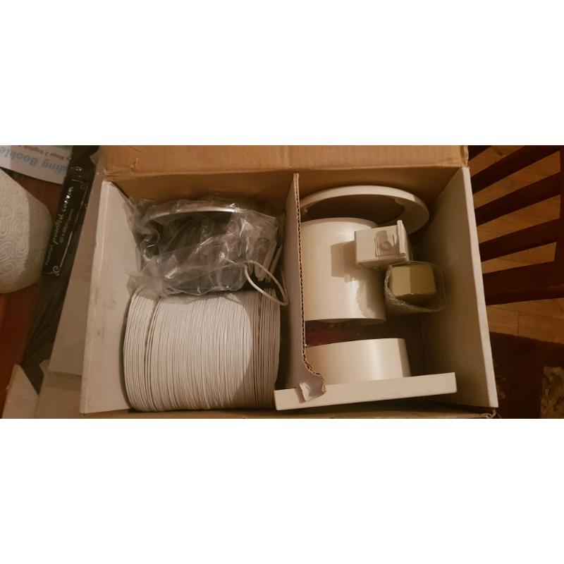 100mm Inline Showerlite Extractor Fan Kit