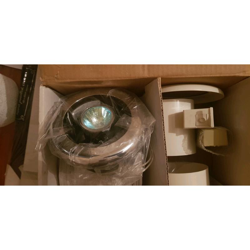 100mm Inline Showerlite Extractor Fan Kit