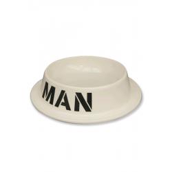 Man Bowl (Novelty Ceramic Dog Bowl 'For Men')!