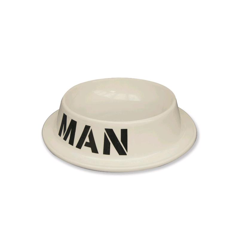 Man Bowl (Novelty Ceramic Dog Bowl 'For Men')!