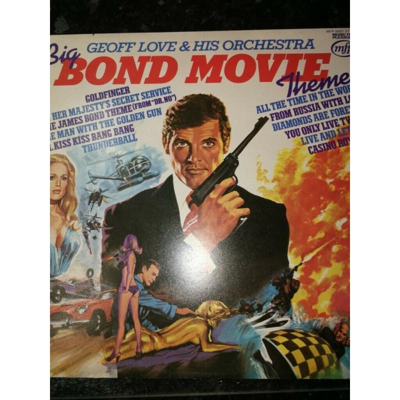 Big Bond Movie Themes vinyl lp