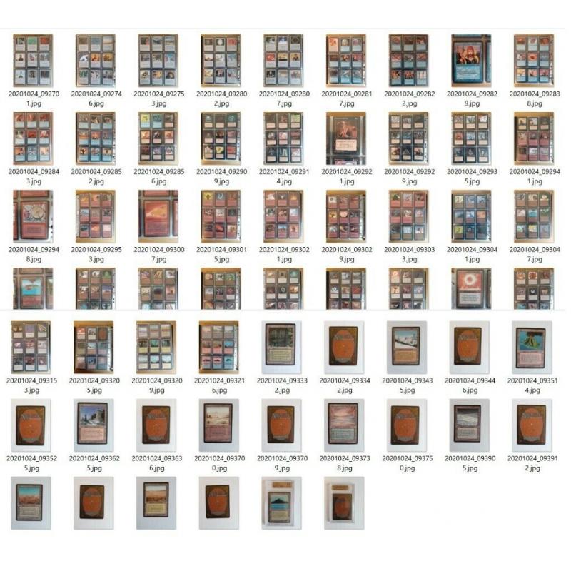 Magic the gathering - FBB Complete Set with 10 dual Lands - Not beta Alpha - MTG treasure