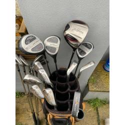 Golf clubs / golf bag / golf trolley