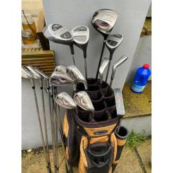 Golf clubs / golf bag / golf trolley