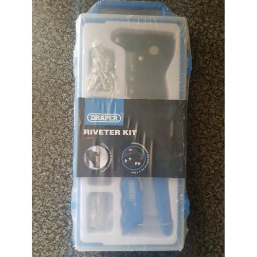 Draper? Hand Riveter Kit For Aluminium Rivets (27843). New in original packaging.
